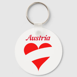 Austrian heart key ring
