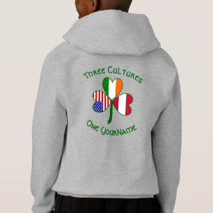 Austrian Irish American Shamrock Personalised