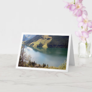 Austrian Lake Landscape Card
