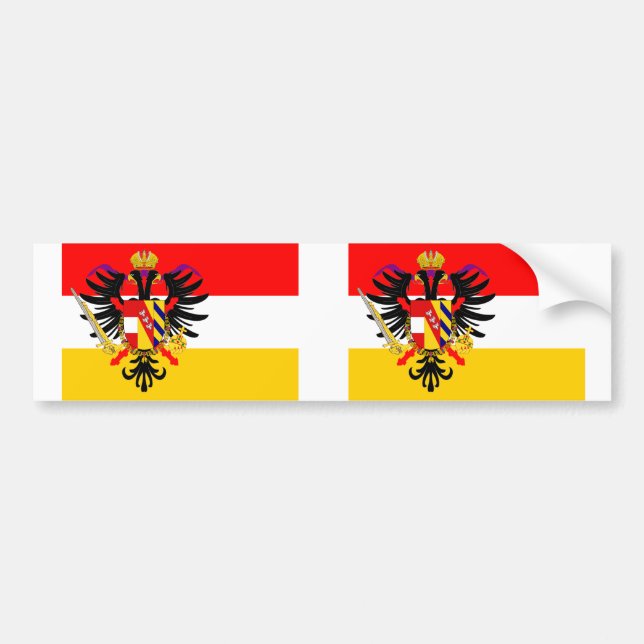 Austrian Low Countries, Belgium flag Bumper Sticker (Front)