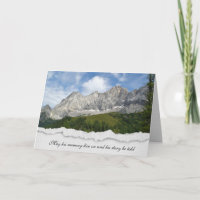 Austrian mountain peaks sympathy