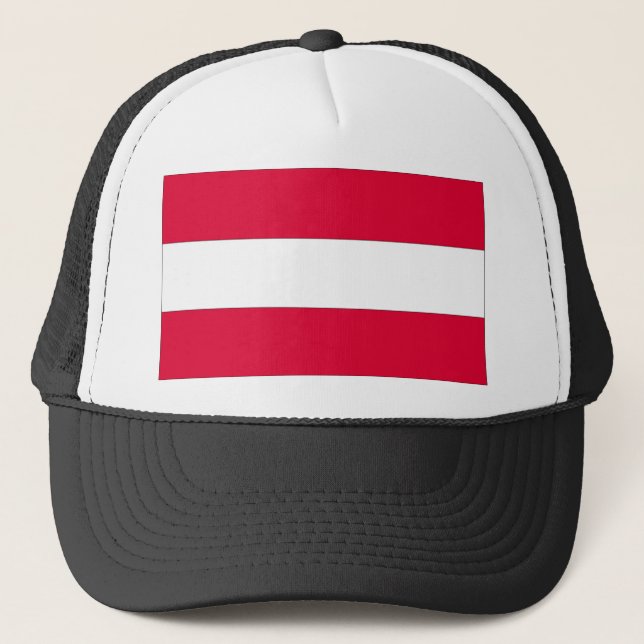 Austrian National Flag Trucker Hat (Front)