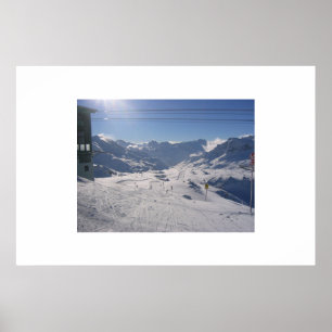 Austrian skiing poster