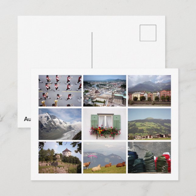 Austrian Tirol Postcard (Front/Back)