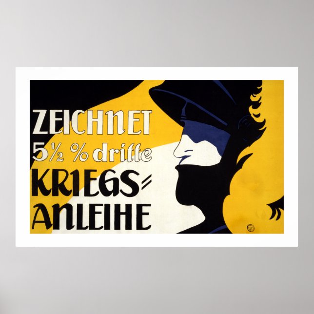 Austrian War Bond Poster (white) (Front)