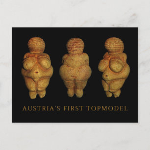 Austria's First Top Model Postcard