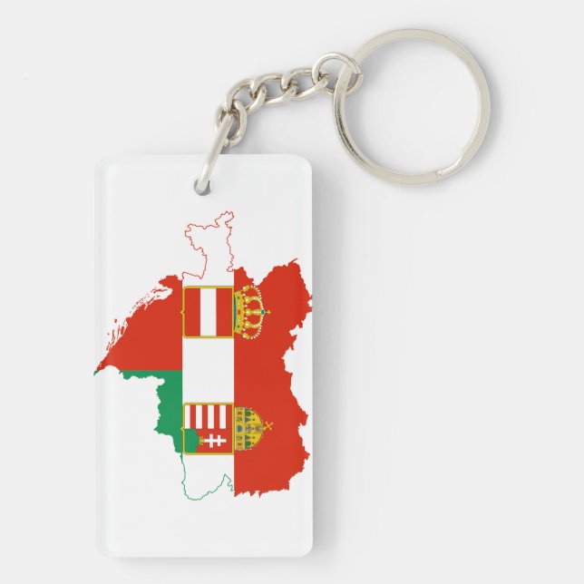 Austro-Hungarian Flag Keychain (Back)
