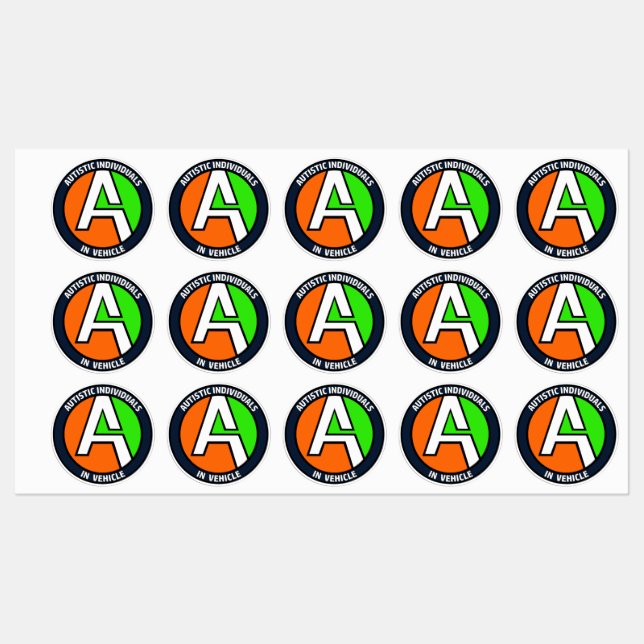 AUTEMS - Vehicle Vinyl Stickers (Small) (Sheet)