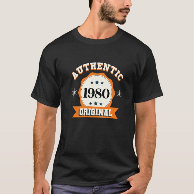 Authentic 1980 orginal   T-Shirt (Front)