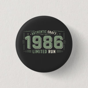 Authentic 1986: Limited Run Sage Dreamscape 3 Cm Round Badge