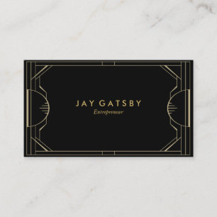 Authentic Art Deco/Art Nouveau Business Card
