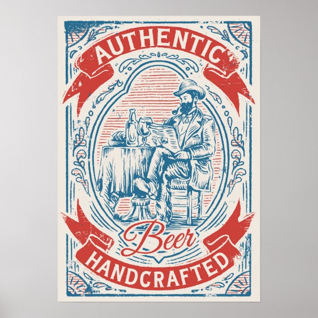 Authentic Beer Poster (Front)