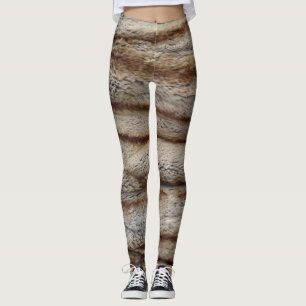 AUTHENTIC CHINCHILLA FUR 2 LEGGINGS