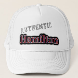 Authentic Clan Hamilton Scottish Tartan Name Trucker Hat