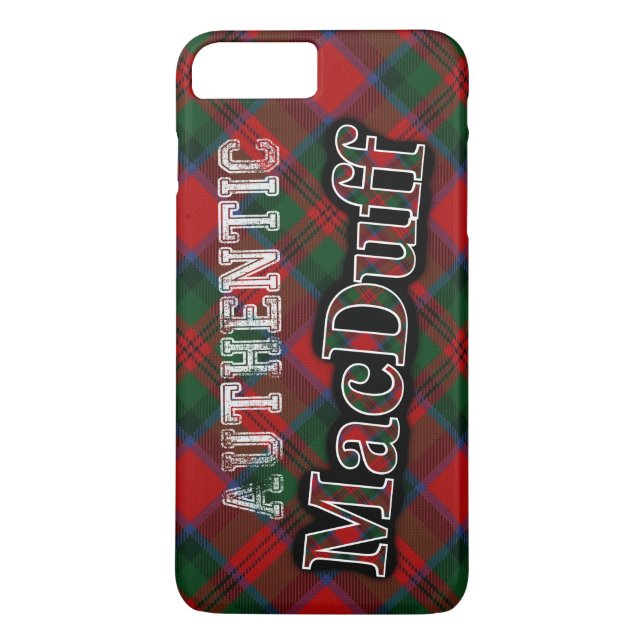 Authentic Clan MacDuff Scottish Tartan Design Case-Mate iPhone Case (Back)