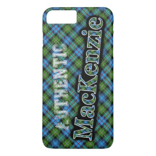Authentic Clan MacKenzie Scottish Tartan Design iPhone 8 Plus/7 Plus Case