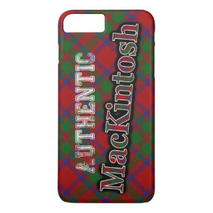 Authentic Clan MacKintosh Scottish Tartan Design iPhone 8 Plus/7 Plus Case