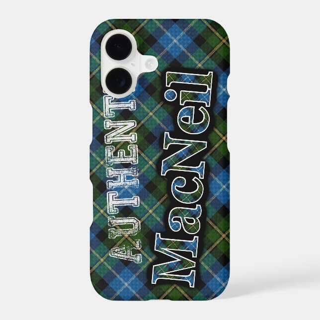 Authentic Clan MacNeil Scottish Tartan Design (Back)