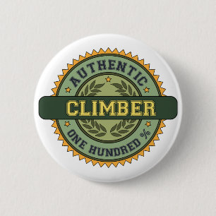 Authentic Climber 6 Cm Round Badge