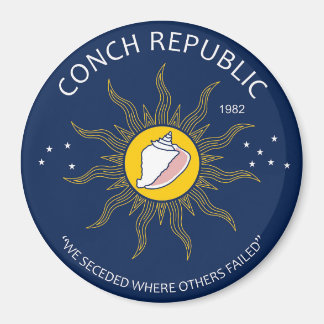 Authentic Conch Republic AVOID FAKES Magnet