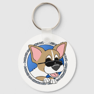 Authentic Cool Chihuahua Keychain