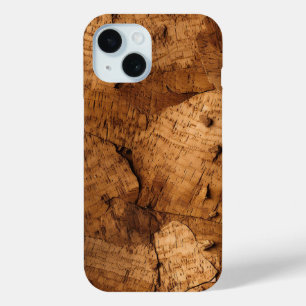 Authentic Cork Texture iPhone 15 Case