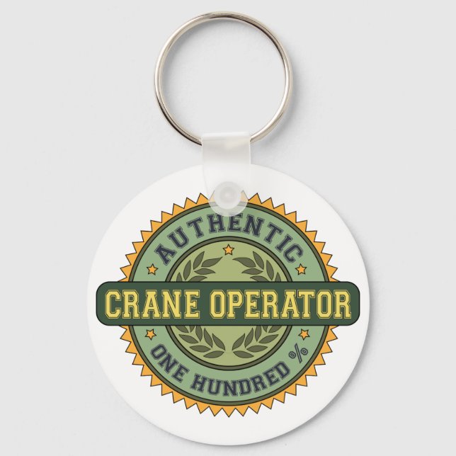 Authentic Crane Operator Key Ring (Front)