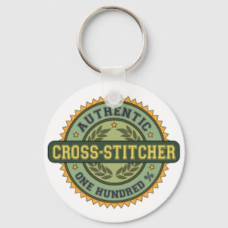 Authentic Cross-stitcher Key Ring