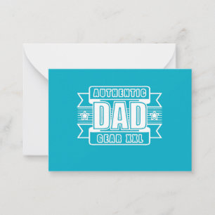 Authentic DAD - Flat Note Card