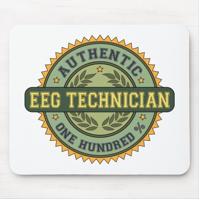 Authentic EEG Technician Mouse Mat (Front)