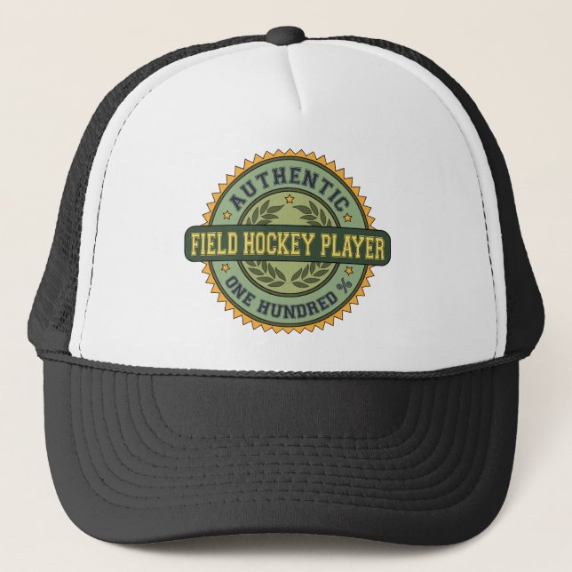 Authentic Field Hockey Player Trucker Hat (Front)