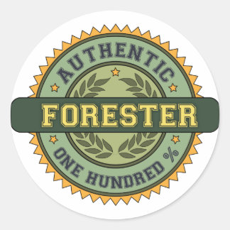 Authentic Forester Classic Round Sticker