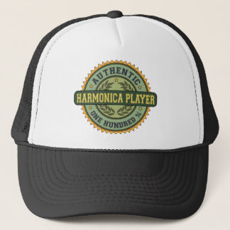 Authentic Harmonica Player Trucker Hat