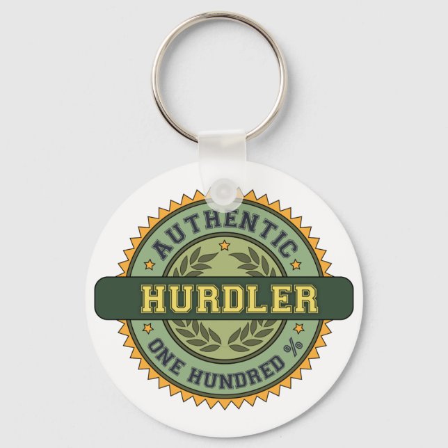 Authentic Hurdler Key Ring (Front)