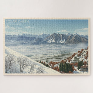 Authentic Japan Snow Culture – Togari Onsen Jigsaw Puzzle