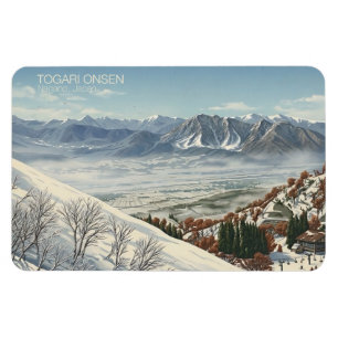 Authentic Japan Snow Culture – Togari Onsen Magnet