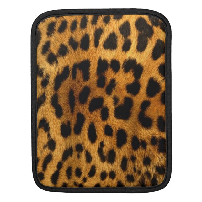 Authentic Leopard Fur Texture iPad 2 Sleeve (Back)