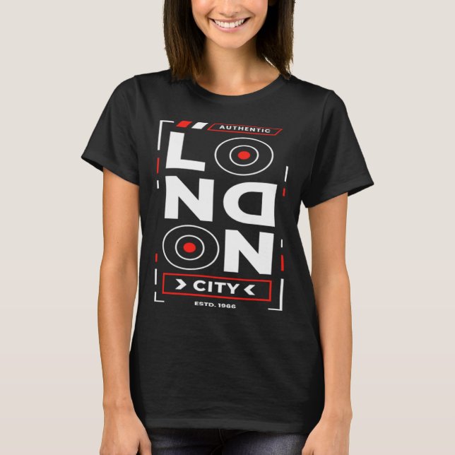 Authentic London City Est 1966 T-Shirt (Front)