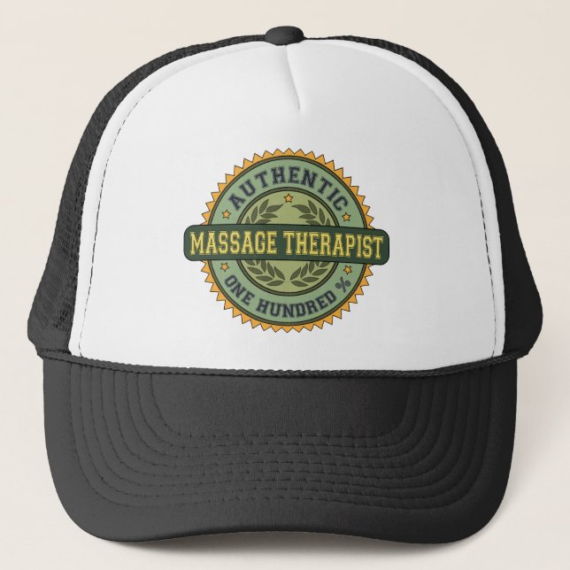 Authentic Massage Therapist Trucker Hat (Front)