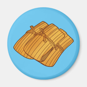 Authentic Mexican Tamales Season Magnet