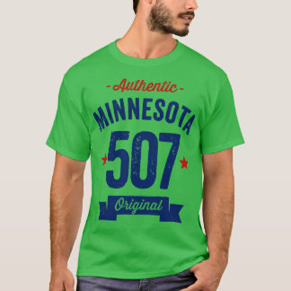 Authentic Minnesota 507 Area Code T-Shirt