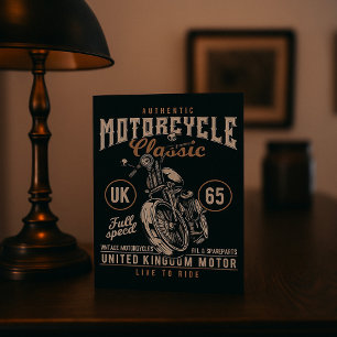 Authentic Motorcycle Classic Card