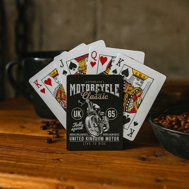 Authentic Motorcycle Classic Playing Cards (Creator Uploaded)
