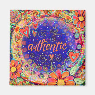 Authentic Pretty Fun Floral Modern Inspirivity Magnet