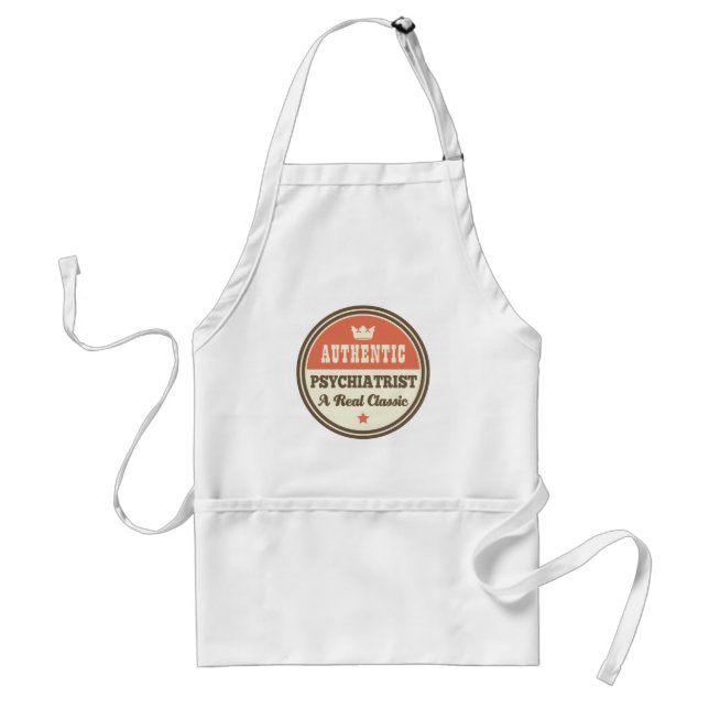 Authentic Psychiatrist A Real Classic Standard Apron (Front)