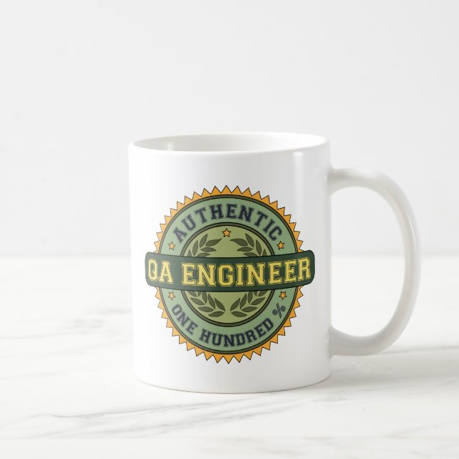 Authentic QA Engineer Coffee Mug (Right)