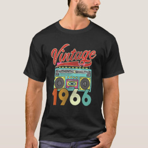 Authentic Quality Radio Vintage 1966 56th Birthday T-Shirt
