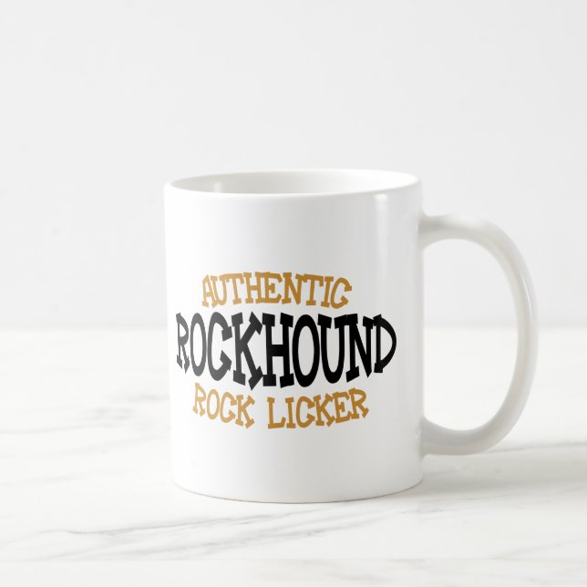 Authentic Rockhound Rock Licker Coffee Mug (Right)