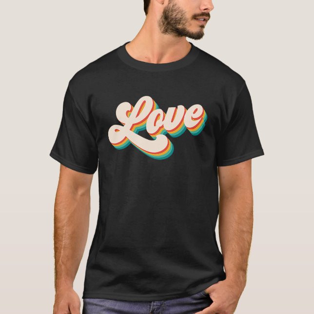 Authentic Soul Retro Love T-Shirt (Front)