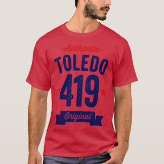 Authentic Toledo 419 Area Code T-Shirt